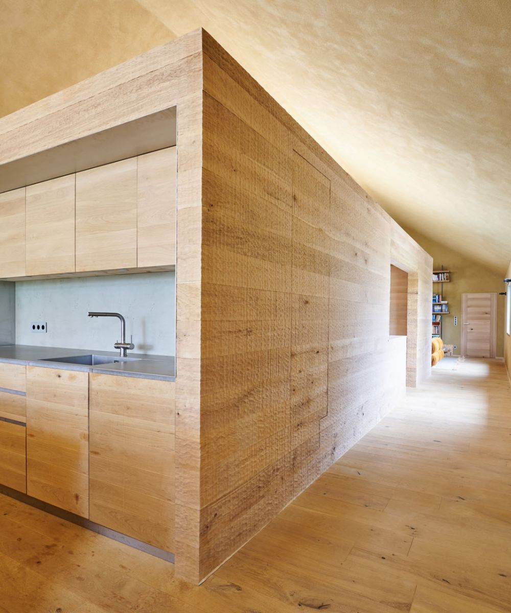 Panneaux en chêne - Maison Kumhausen