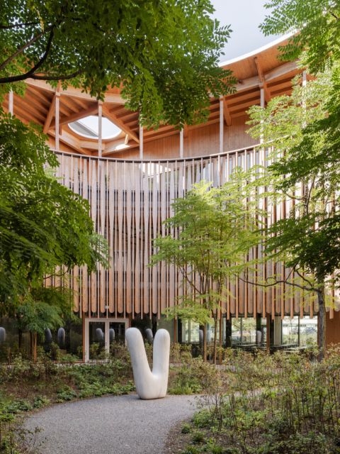 Nachhaltige Fassade: Douglasie für das neue KISPI – Kinderspital Zürich