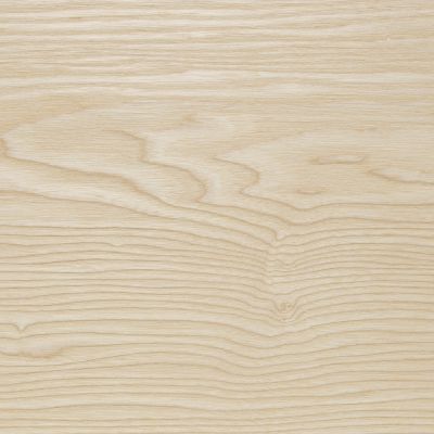 Brushed ash wood surface featuring visible grain and knots.