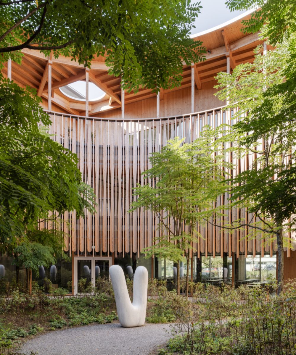 Nachhaltige Fassade: Douglasie für das neue KISPI – Kinderspital Zürich