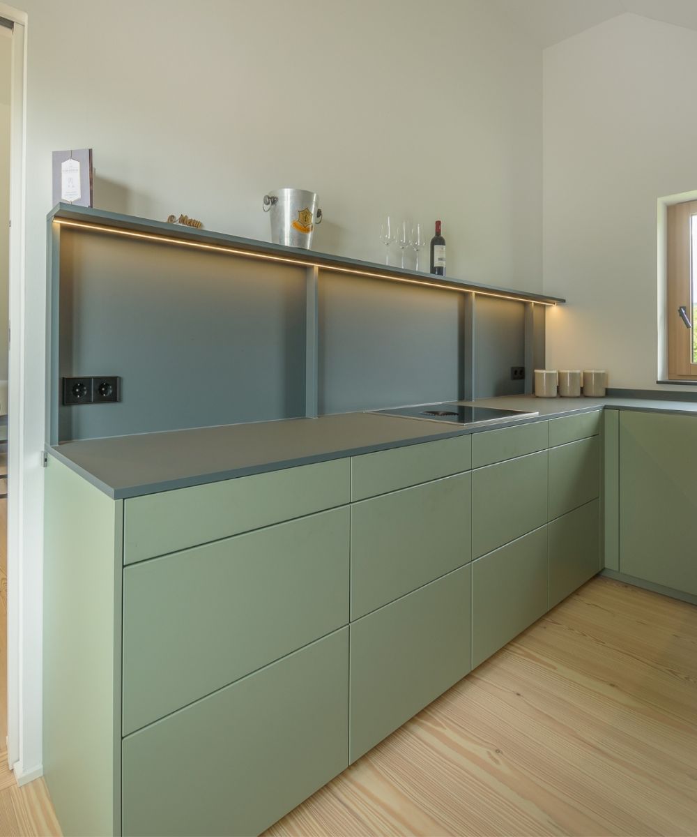 Helles und natürliches Ambiente, Baden