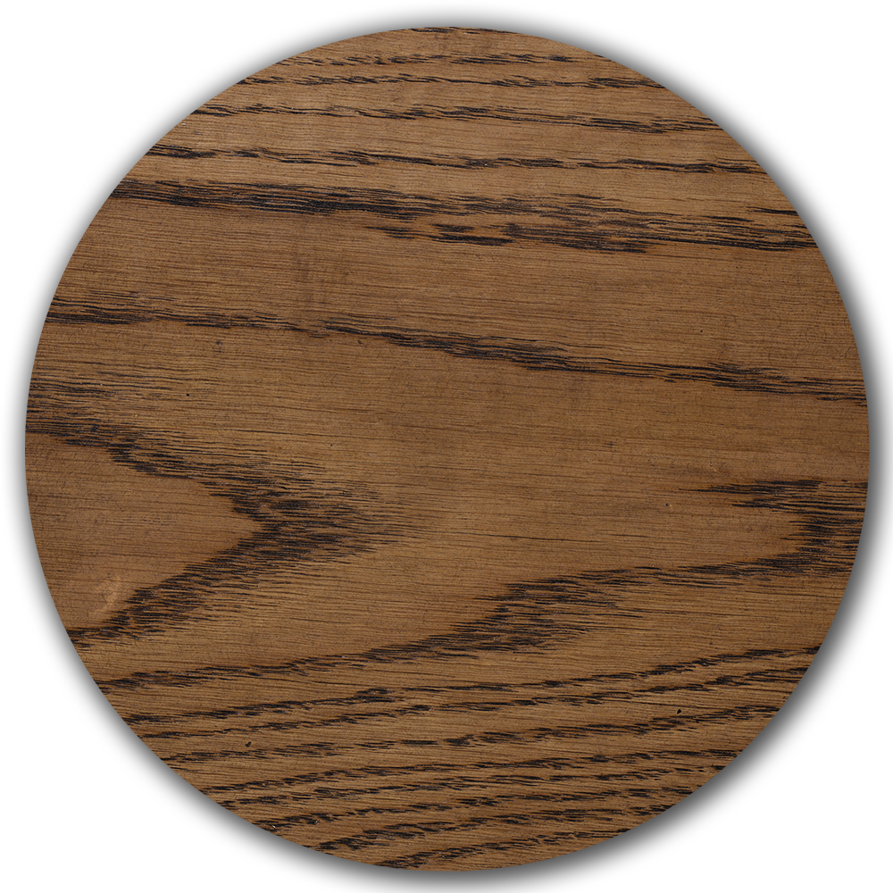 Parquet en chene avec finition a l’huile noire, teinte profonde et sombre du chene avec veinage marque.