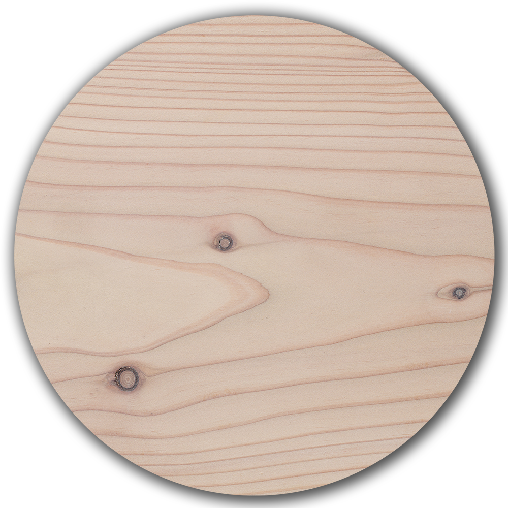 Lärche-Holzboden, Oberfläche Lauge Weiß und Öl weiß, heller Ton mit feiner Maserung