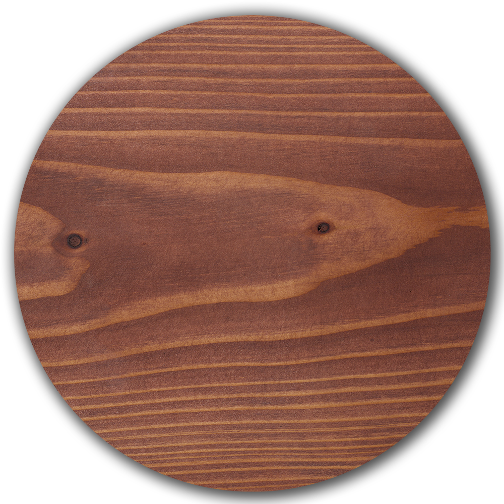 Lärche-Holzboden, Oberfläche Öl Schokolade, warmer Braunton der Lärche mit ausgeprägter Maserung.