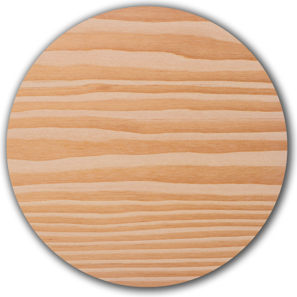 Parquet en Douglas, surface huile extra blanche, ton naturel éclairci avec de légères nuances blanchâtres et un veinage fin.