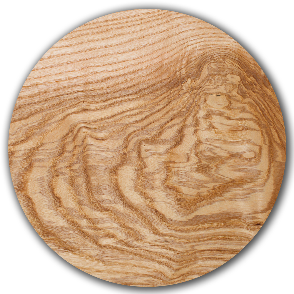 Ash wood flooring with a natural oiled finish. A warm, authentic tone that highlights the wood's characteristic grain.